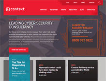 Tablet Screenshot of contextis.com
